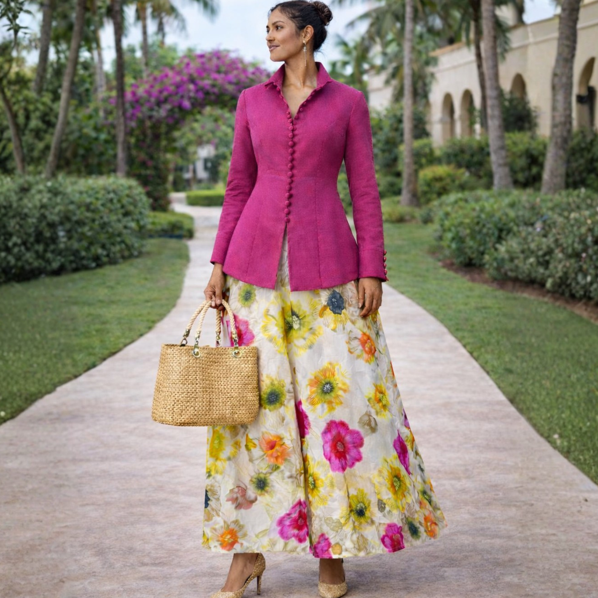 Kenna Linen Palazzo Pants – Flat Front Wide Leg Artist Series