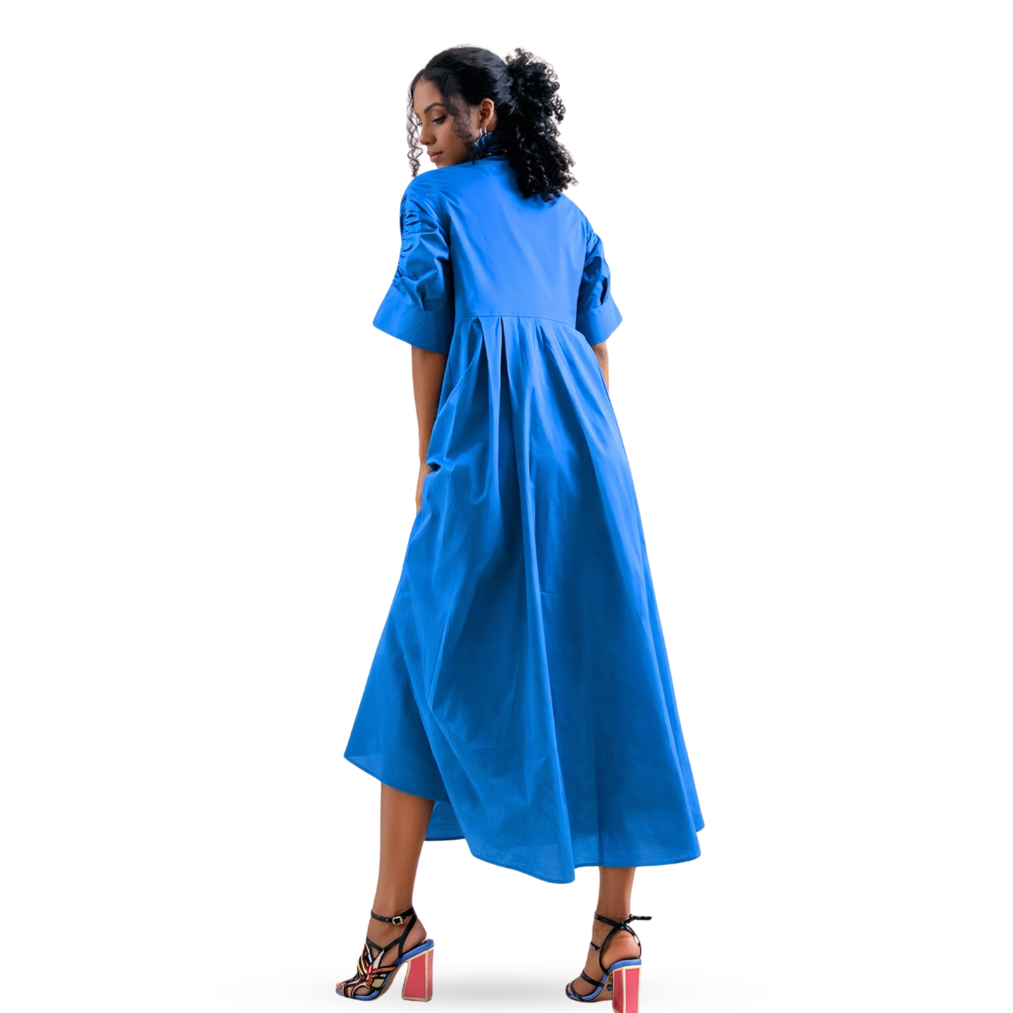 Mila Relaxed Egyptian Cotton Shirt Dress