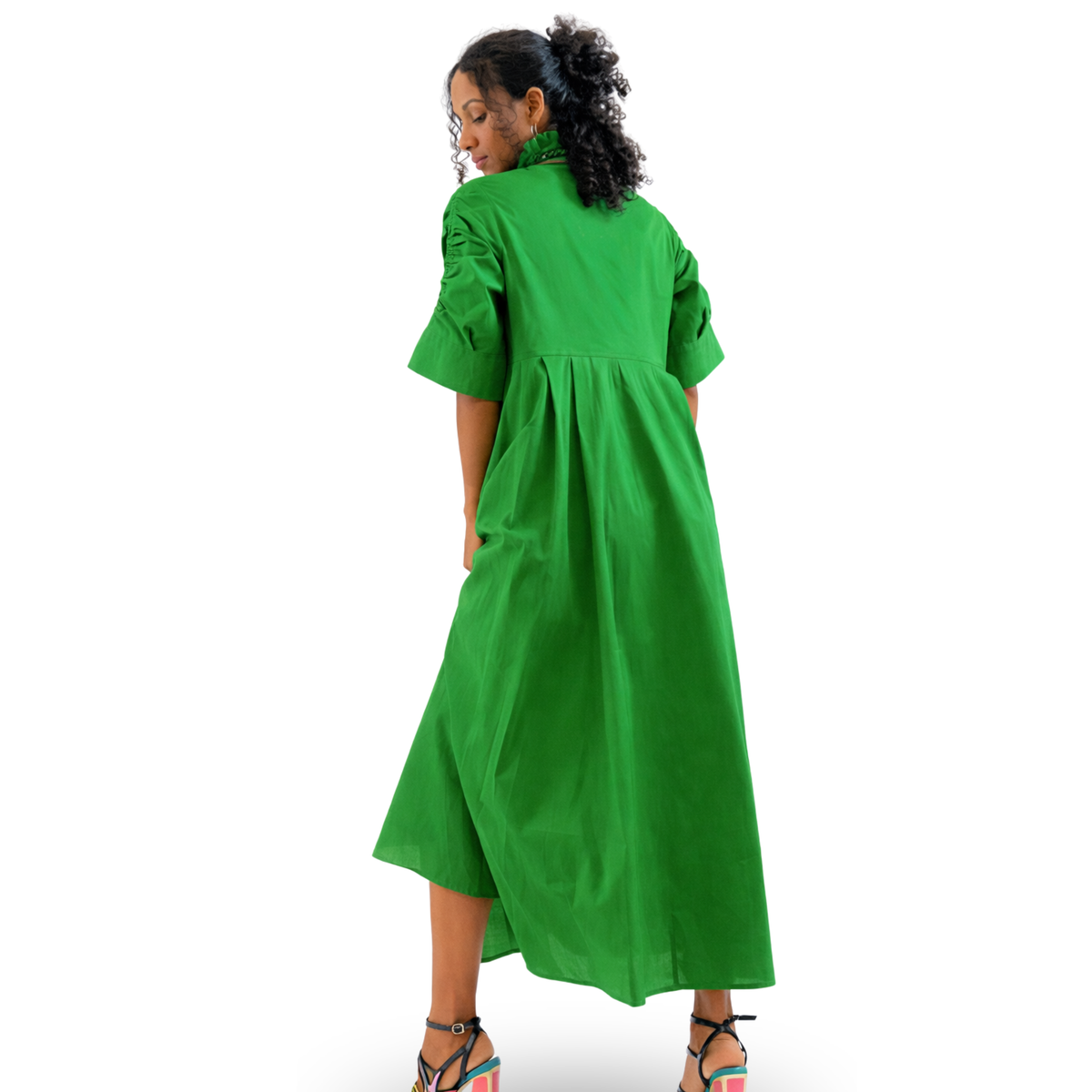 Mila Relaxed Egyptian Cotton Shirt Dress