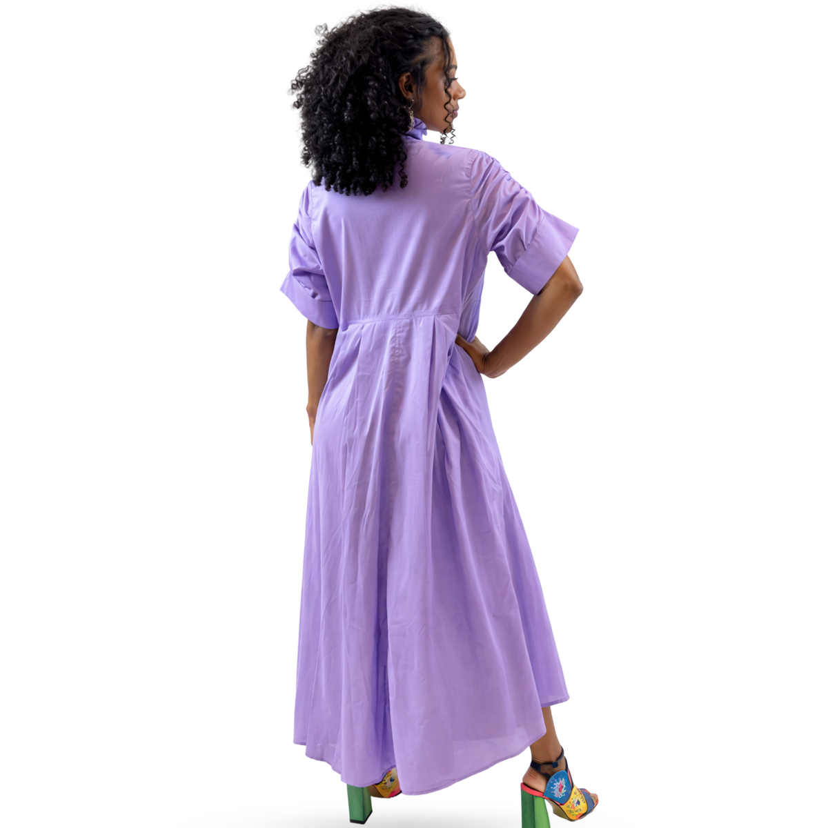 Mila Relaxed Egyptian Cotton Shirt Dress