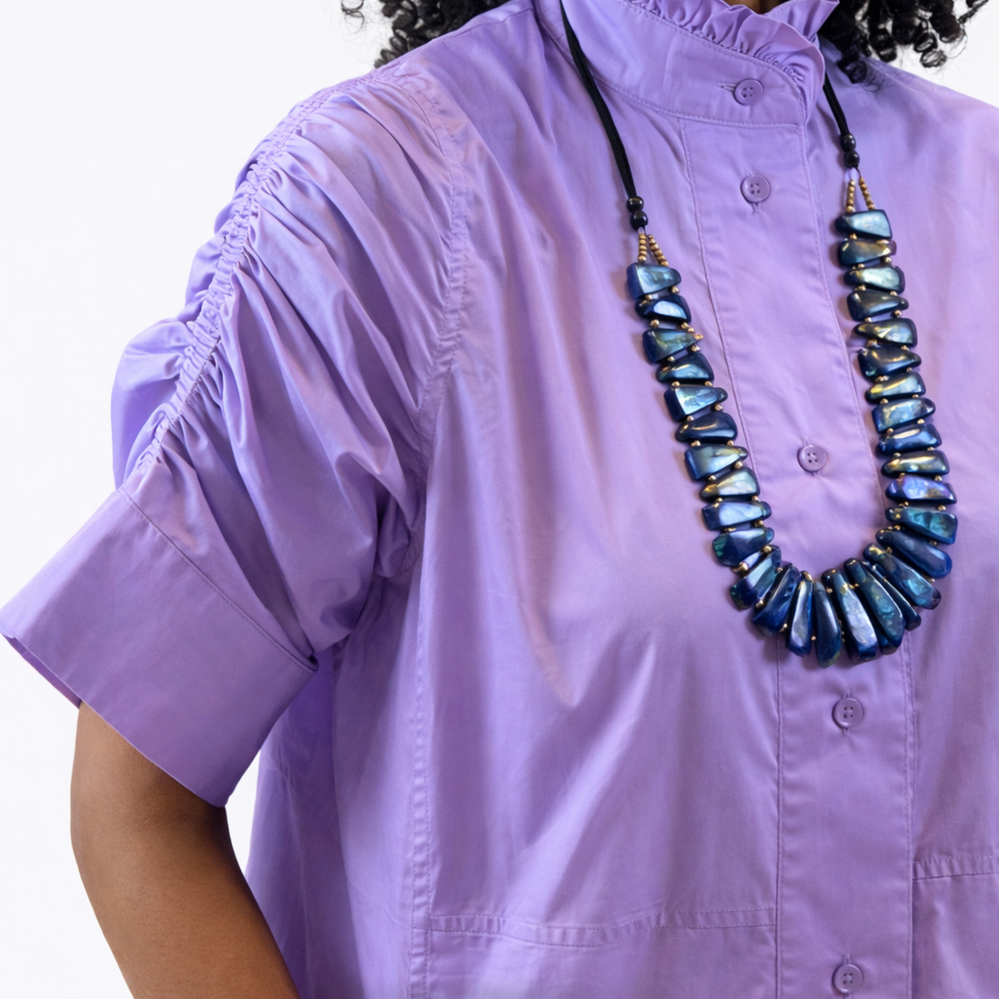 Mila Relaxed Egyptian Cotton Shirt Dress