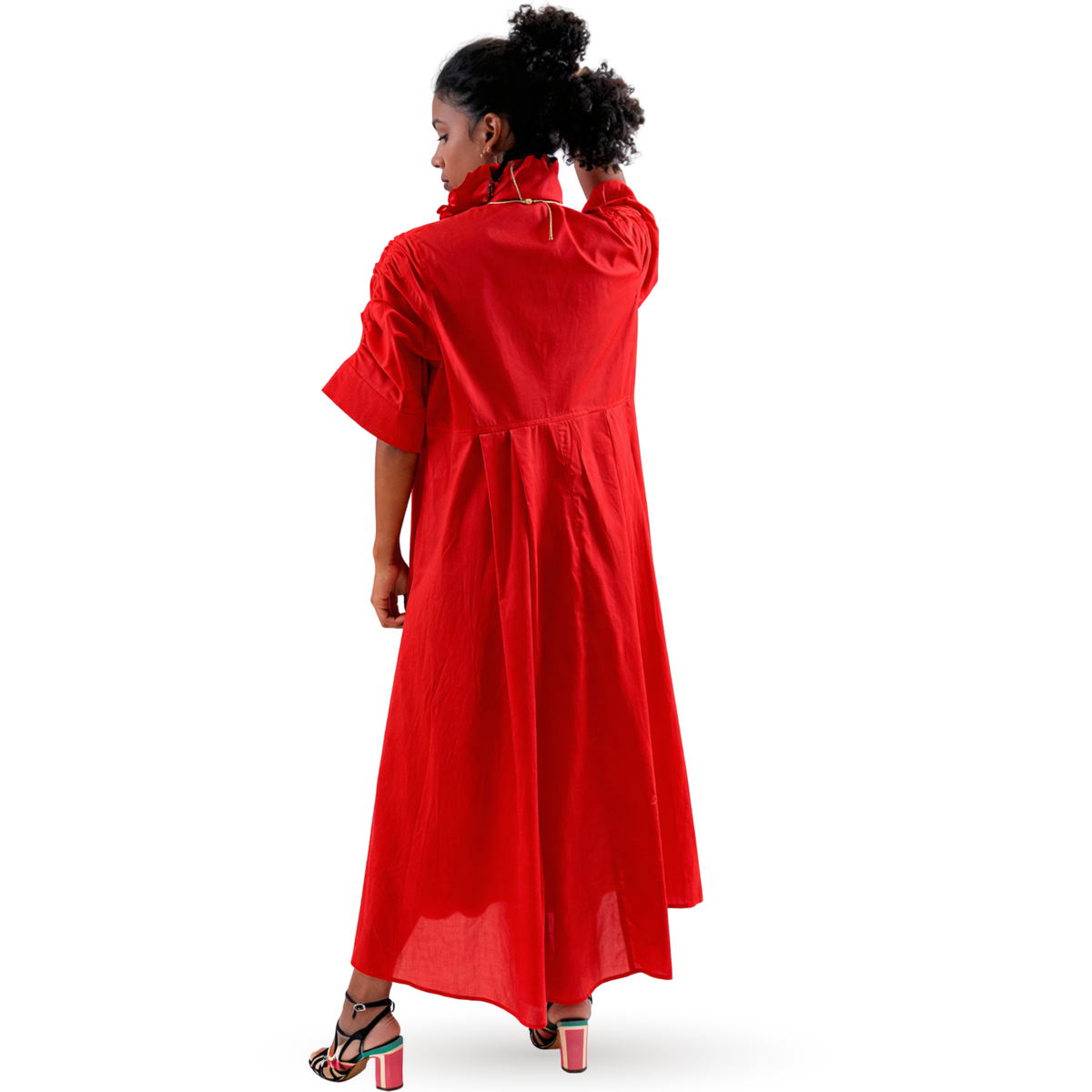 Mila Relaxed Egyptian Cotton Shirt Dress