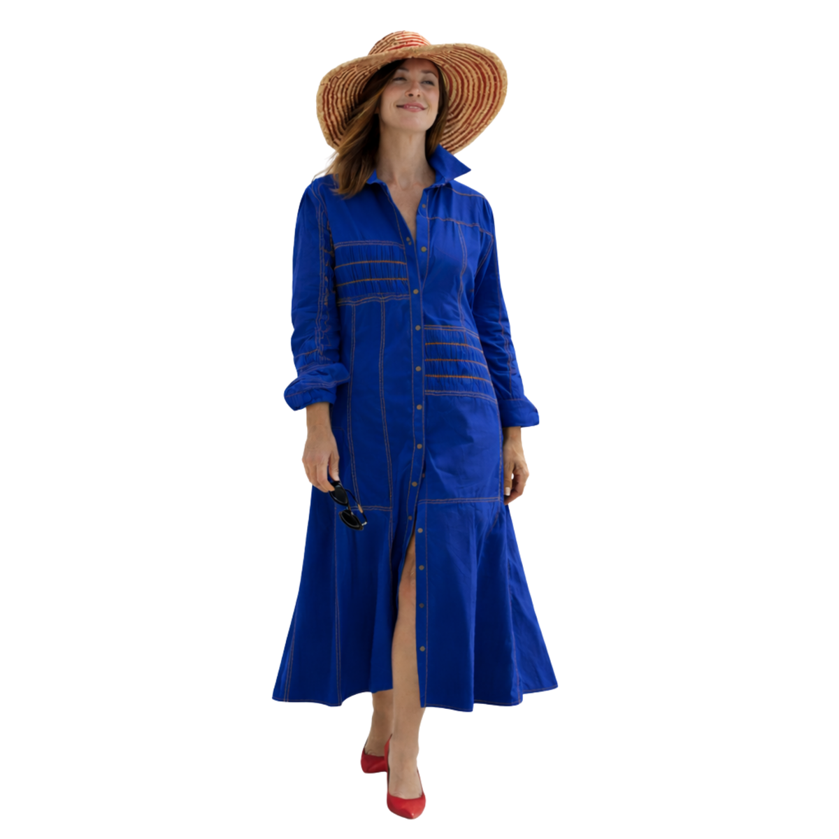 Noelle Classic Poplin Maxi Dress