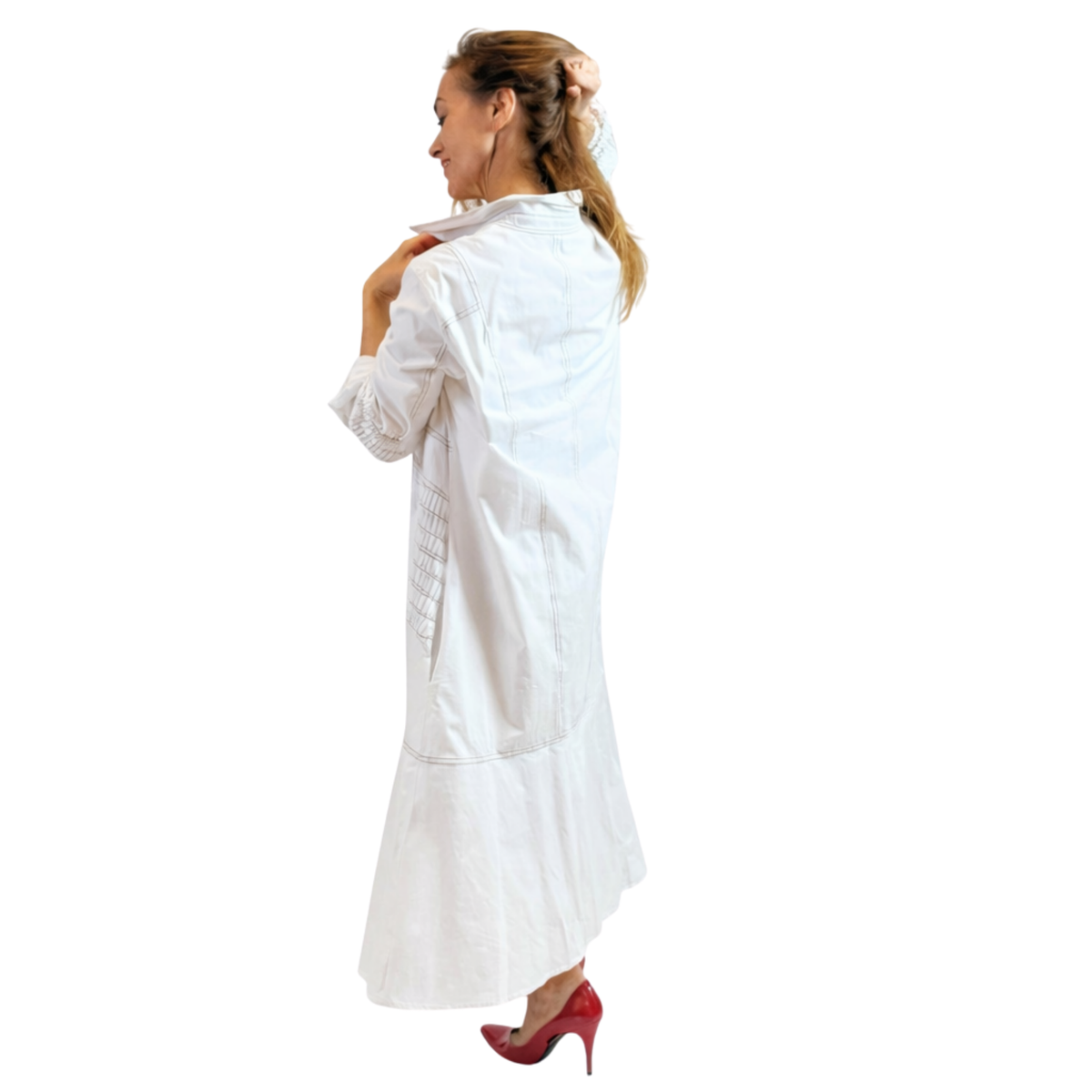 Noelle Classic Poplin Maxi Dress