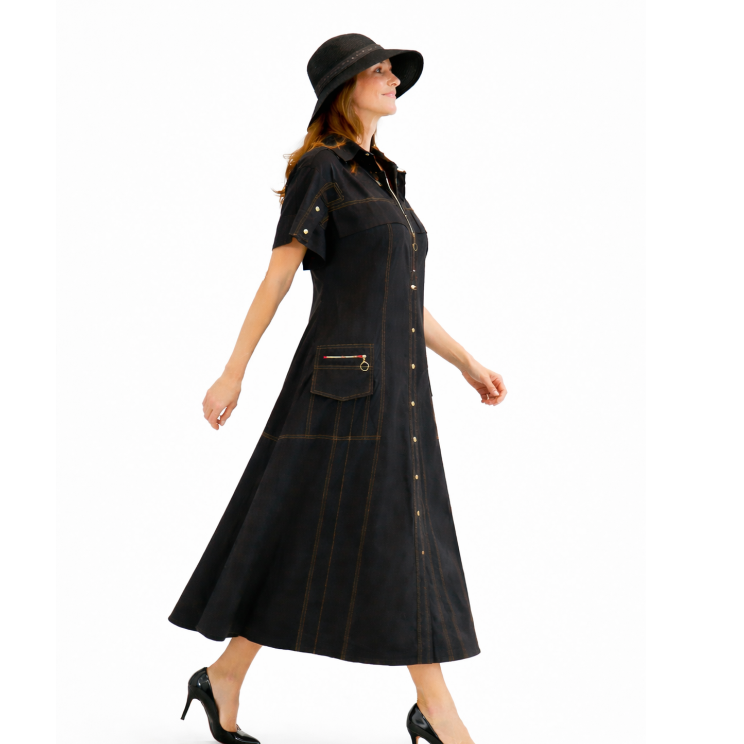 Amara Utility Chic Maxi Dress
