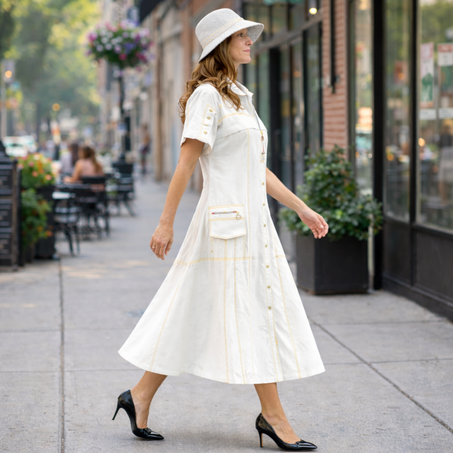 Amara Utility Chic Maxi Dress