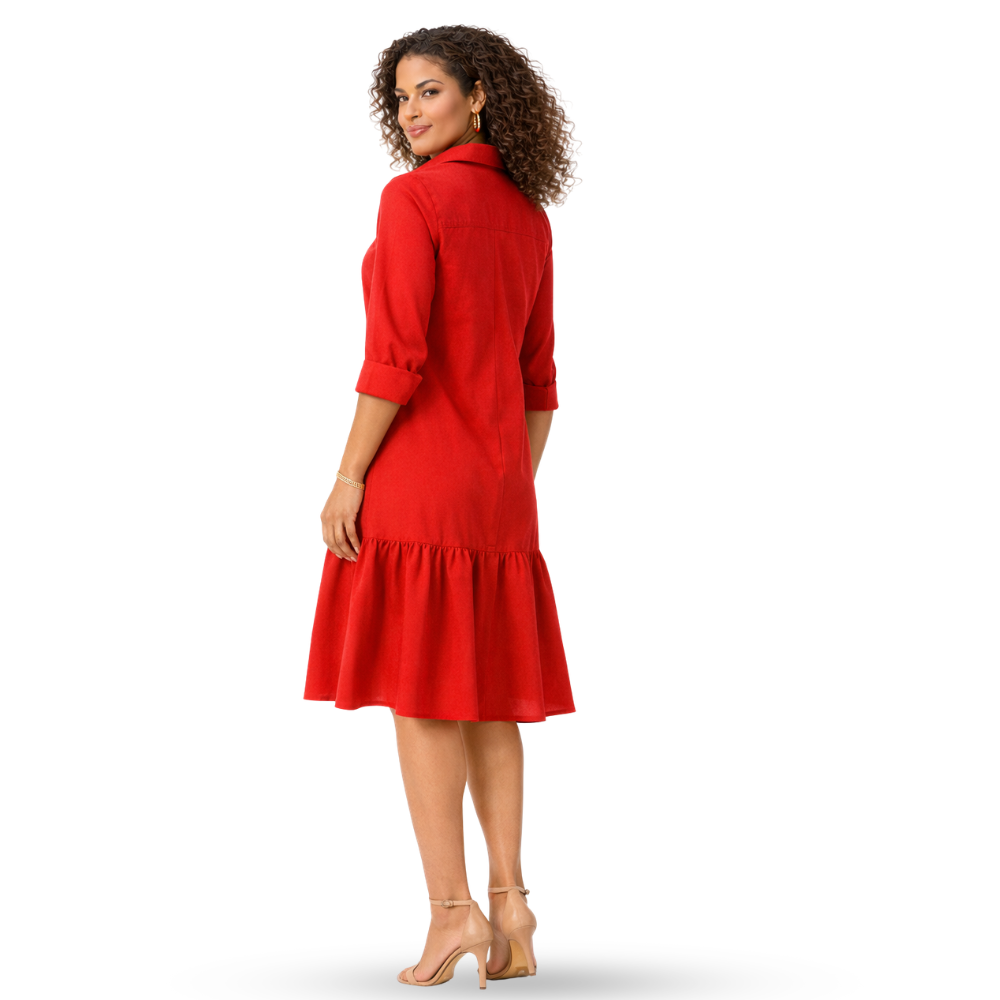 Lana Egyptian Cotton Tiered Shirt Dress