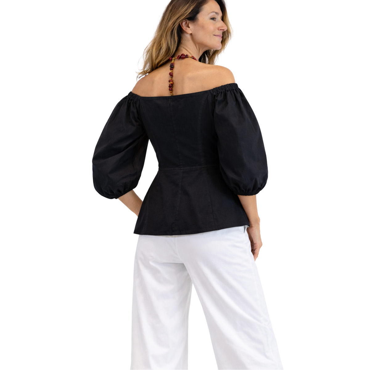 Rochelle Cotton Poplin Top