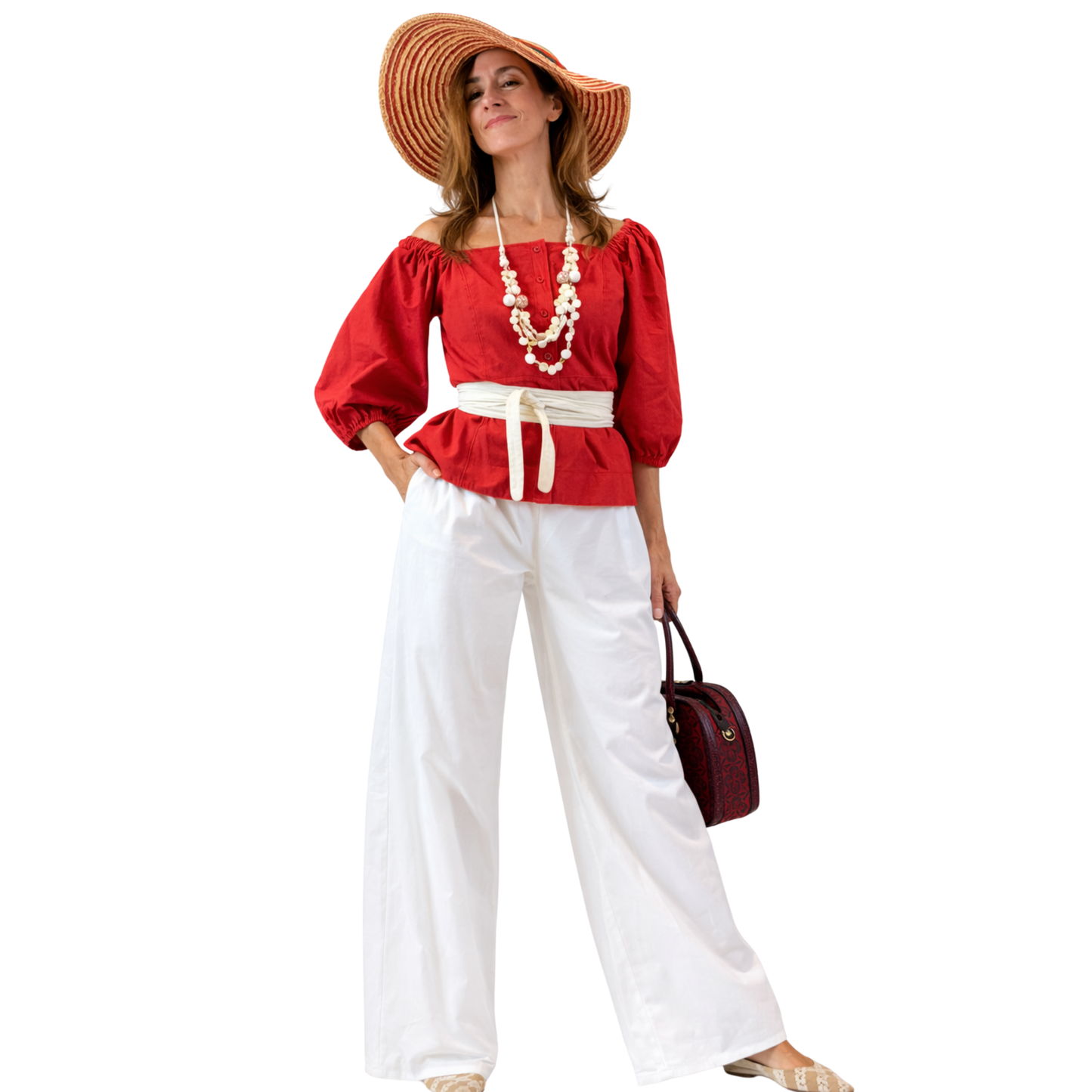 Rochelle Cotton Poplin Top