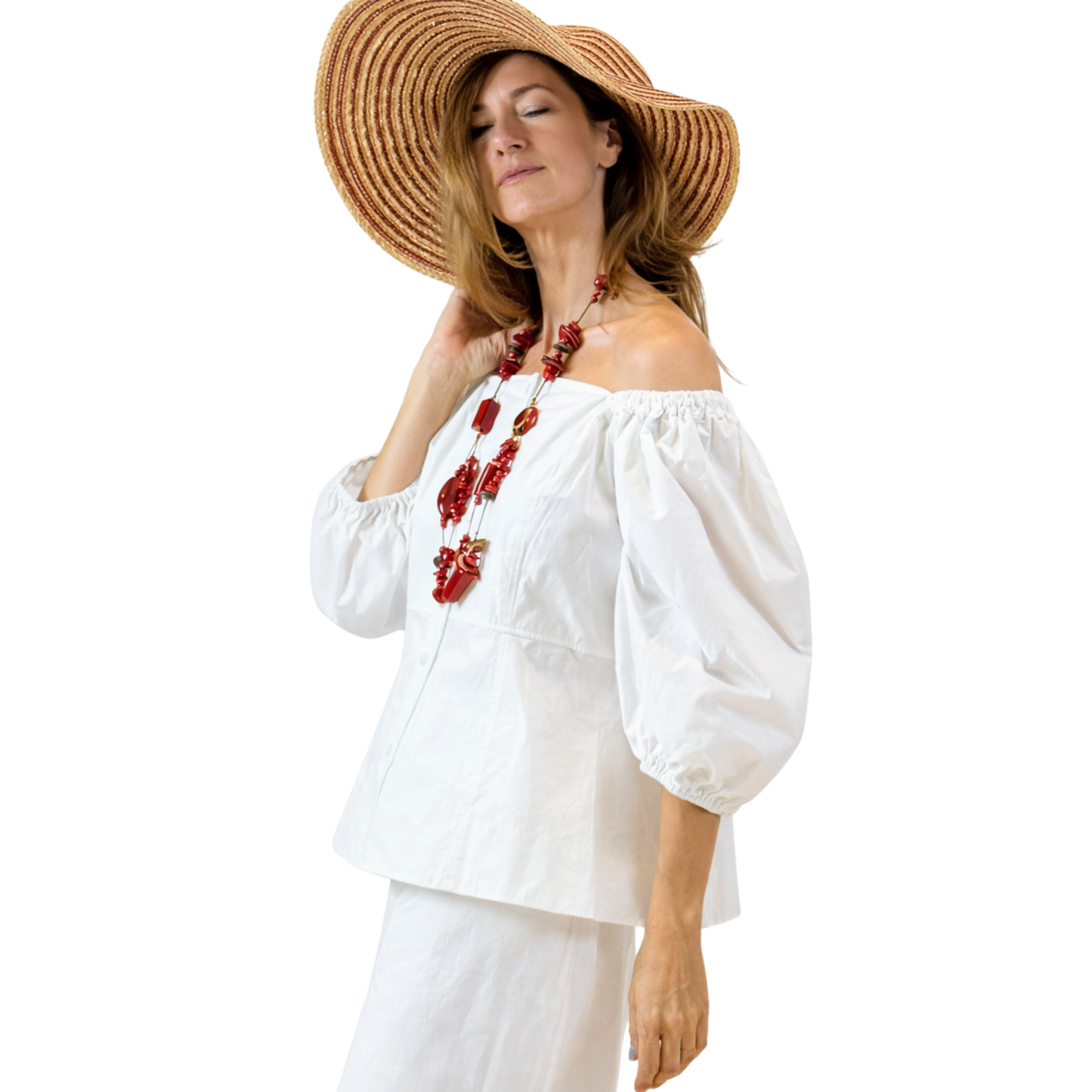 Rochelle Cotton Poplin Top