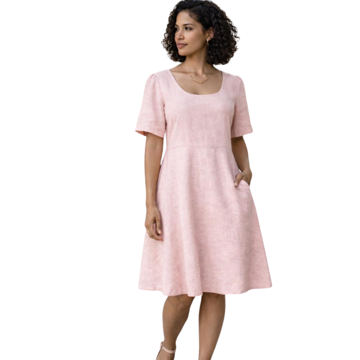 Solene Linen Dress