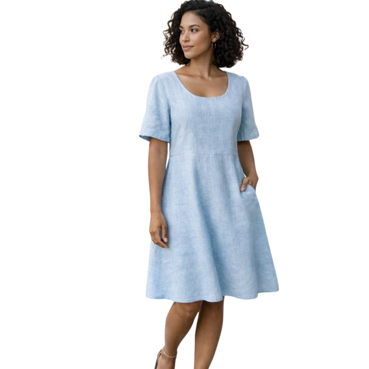 Solene Linen Dress