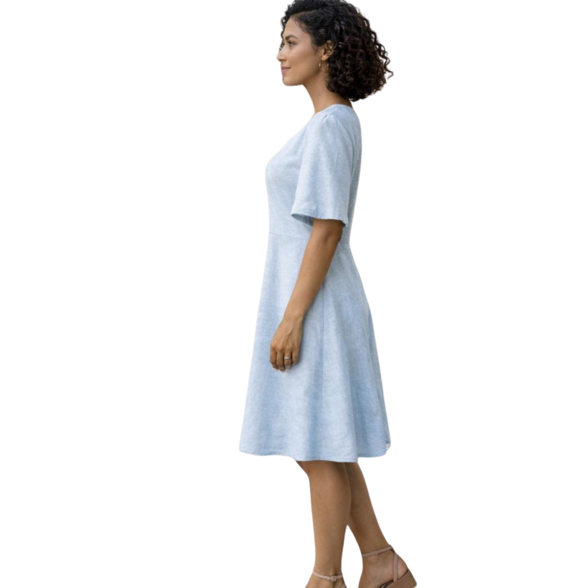 Solene Linen Dress