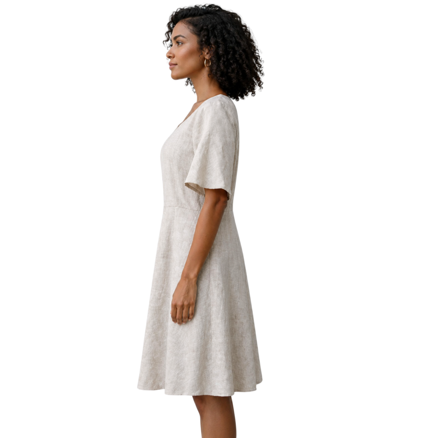 Solene Linen Dress