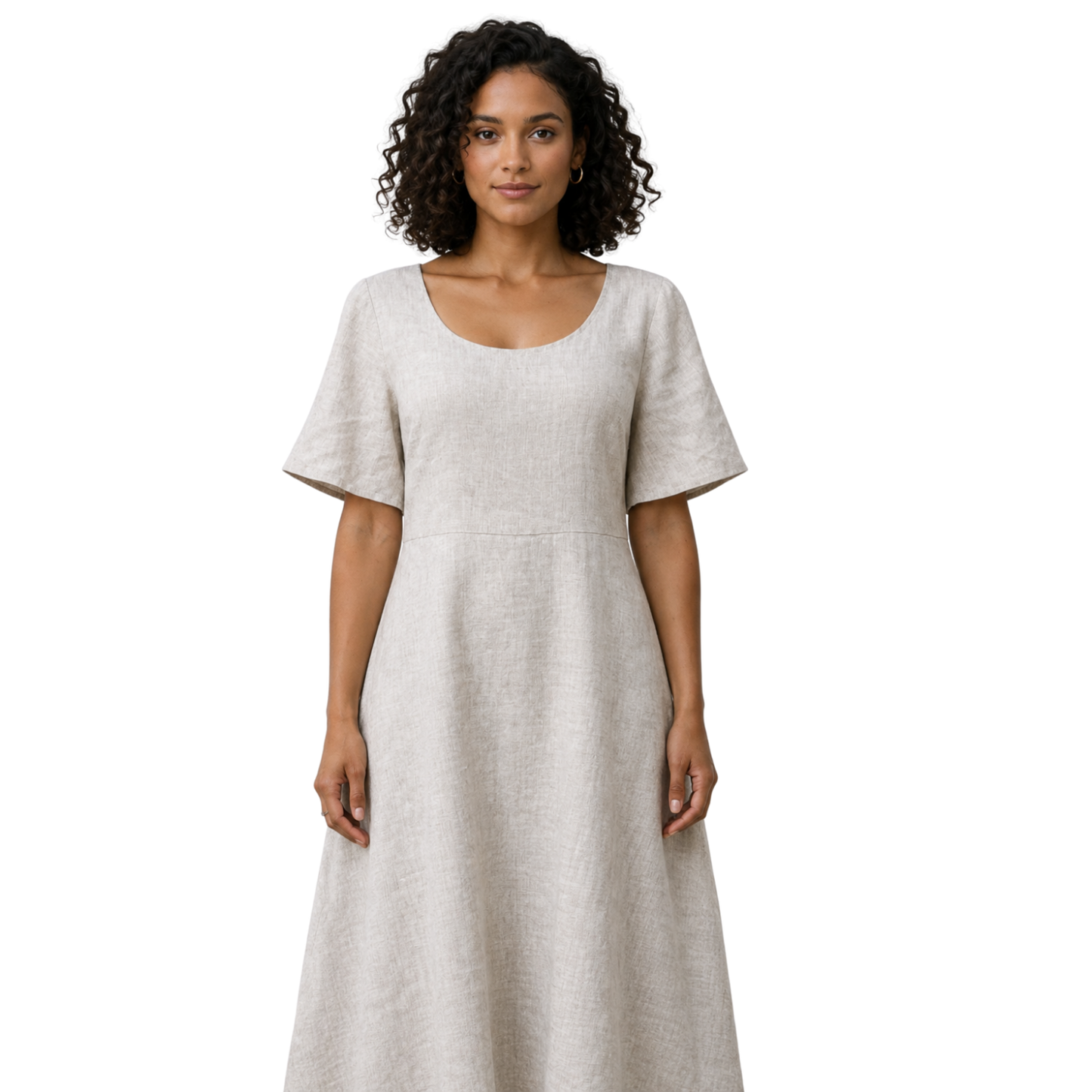Solene Linen Dress