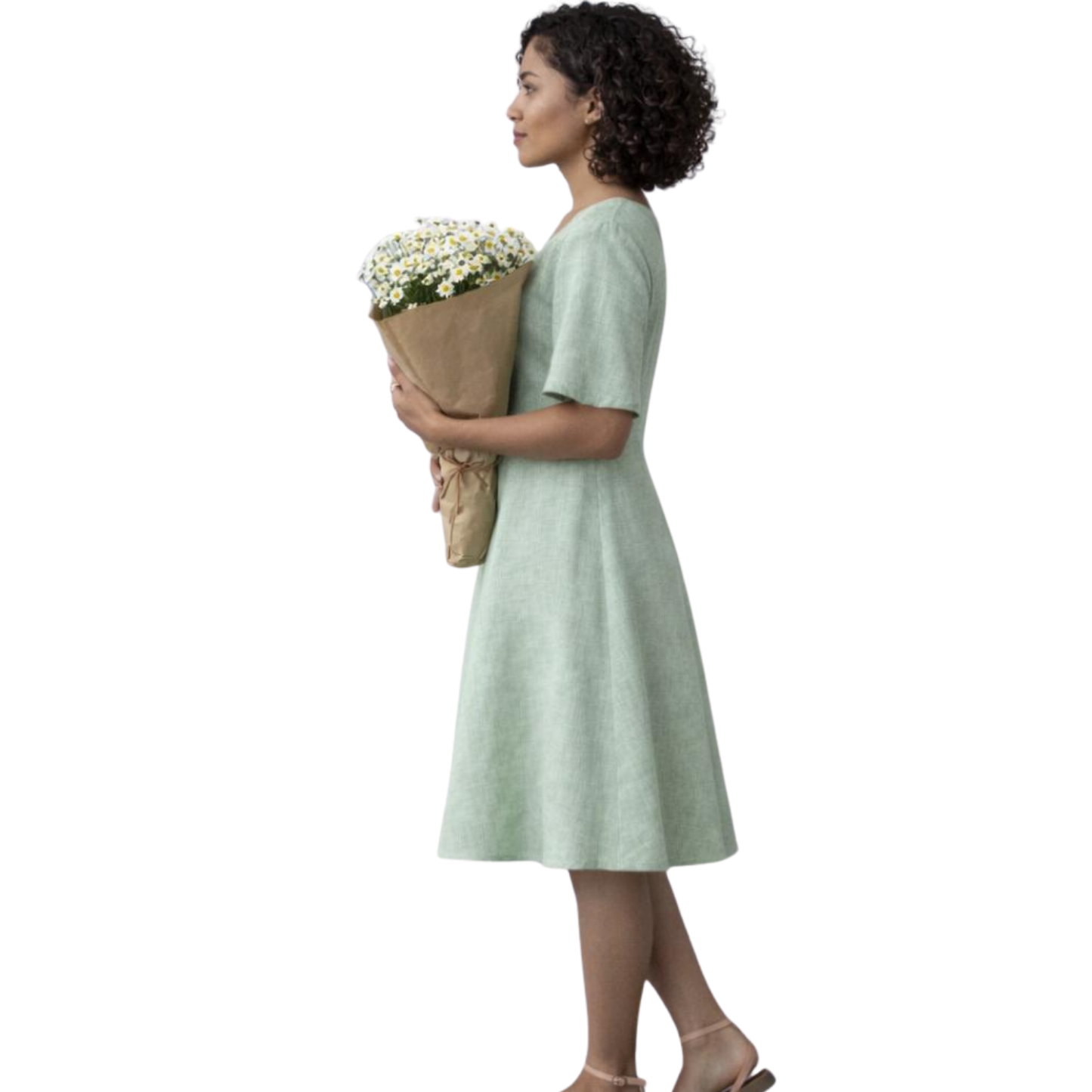 Solene Linen Dress