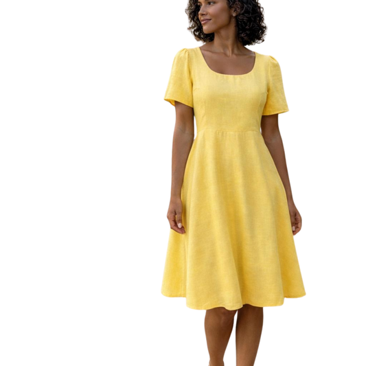 Solene Linen Dress