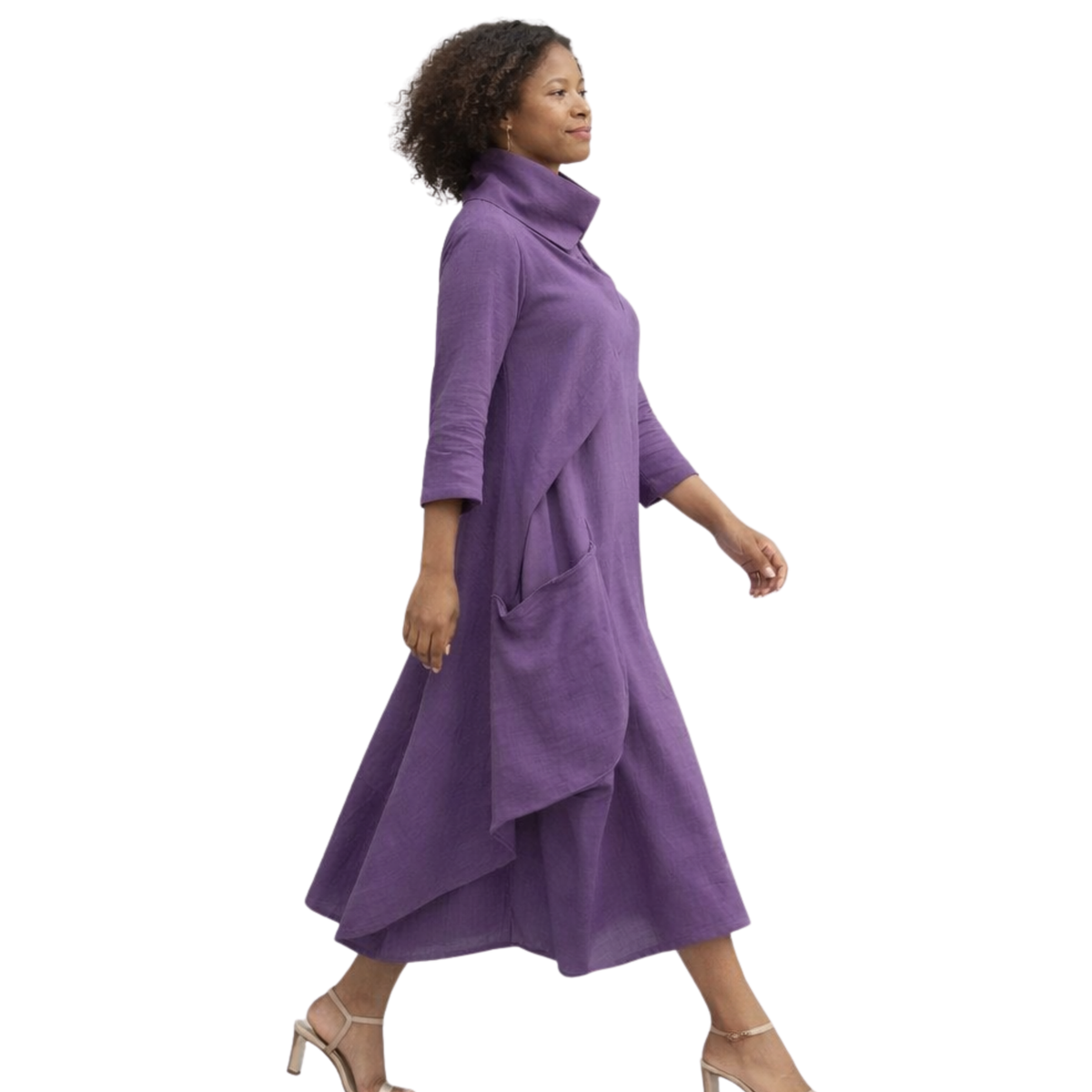 Celine Élevé Structured Linen Dress