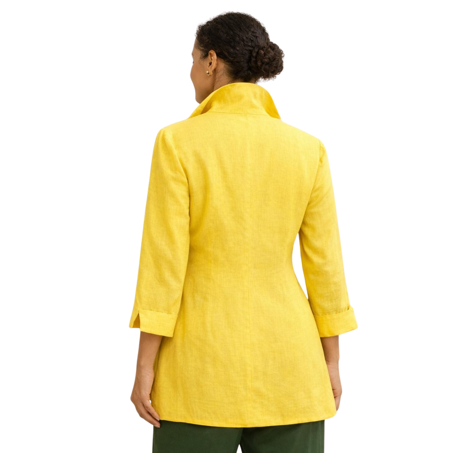 Linen Tie Front Jacket