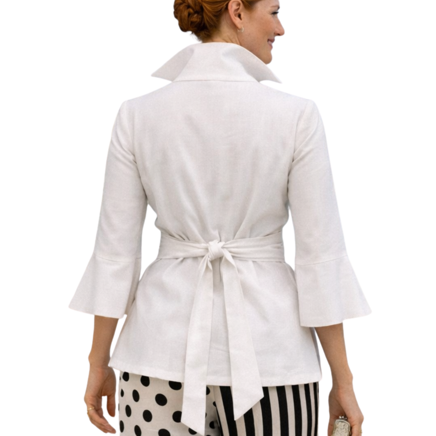 Luxe Buckle Wrap Blouse