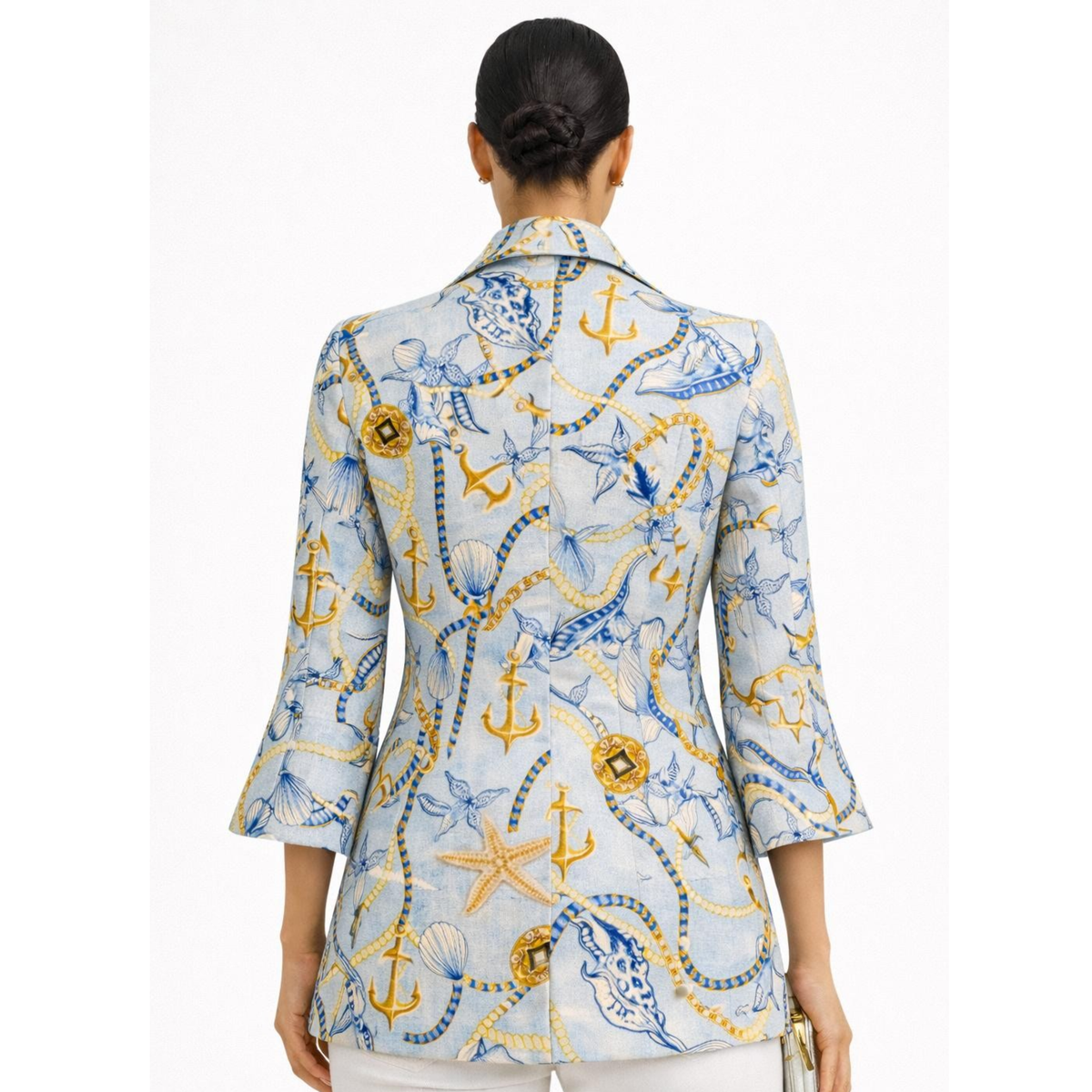 Becky Luxe Buckle Wrap Blouse Artist Series