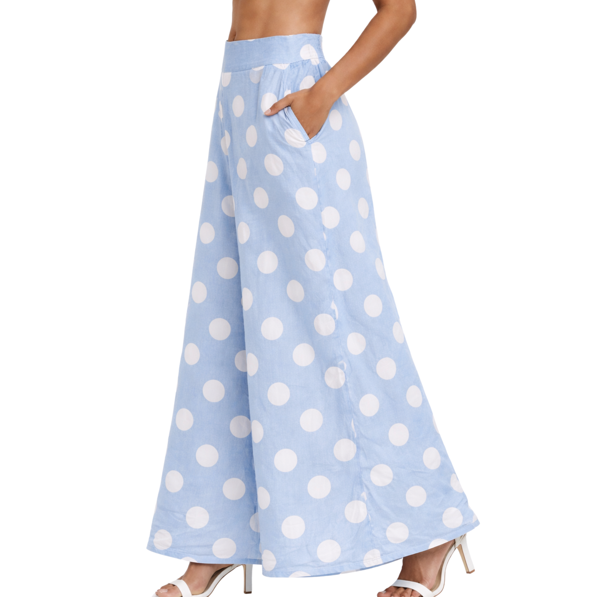 Kenna Linen Palazzo Pants – Flat Front Wide Leg