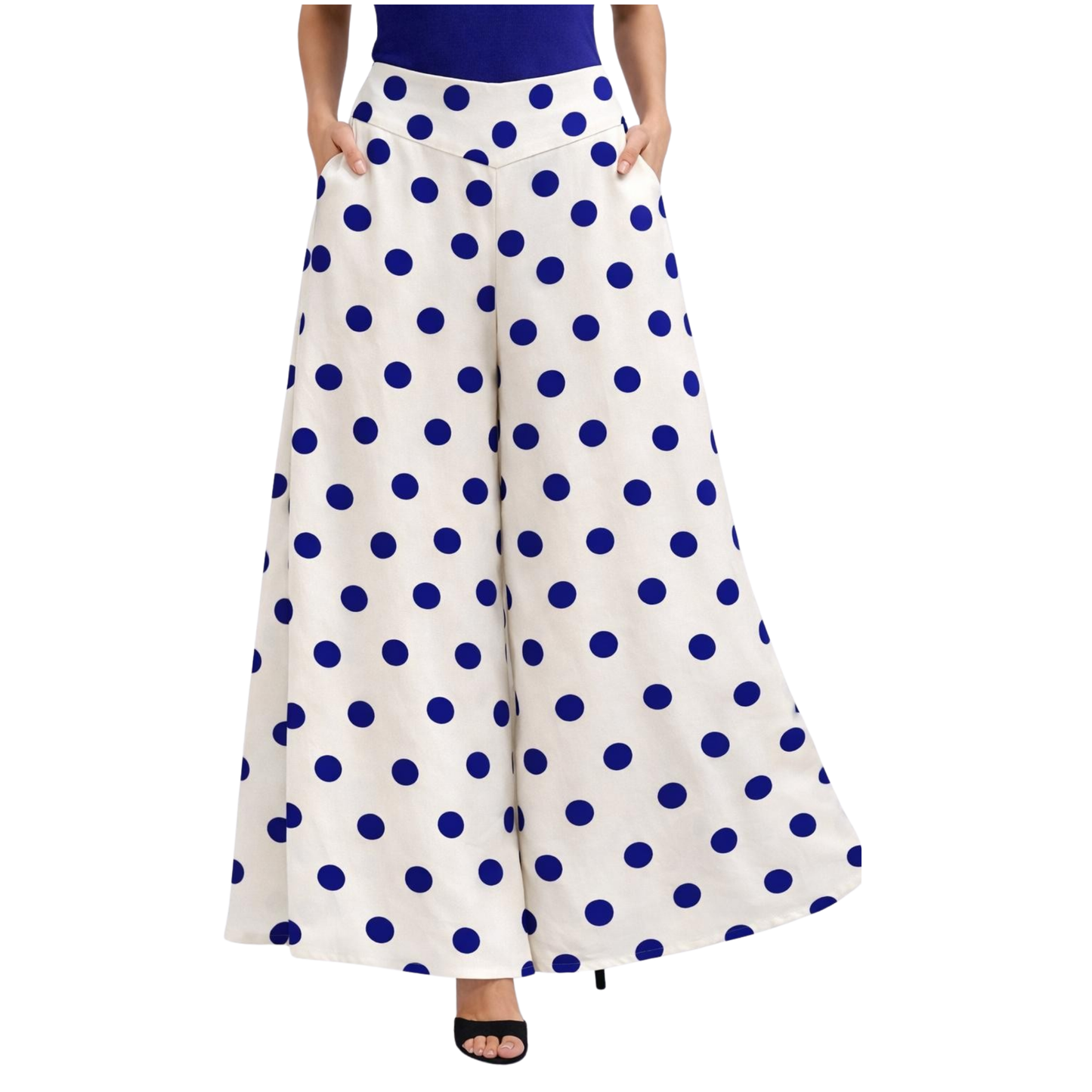 Kenna Linen Palazzo Pants – Flat Front Wide Leg