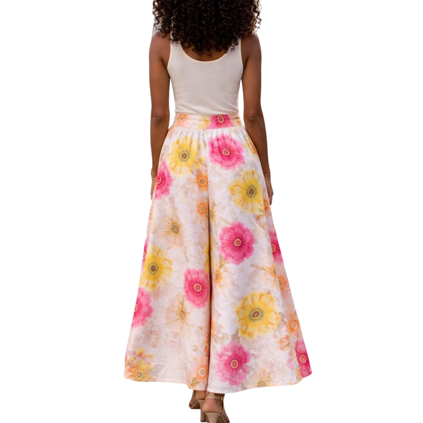 Kenna Linen Palazzo Pants – Flat Front Wide Leg Artist Series