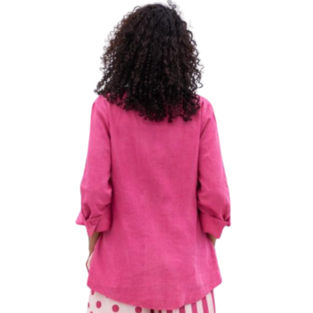 Ju’Ae 100% Linen Box Collar Tunic