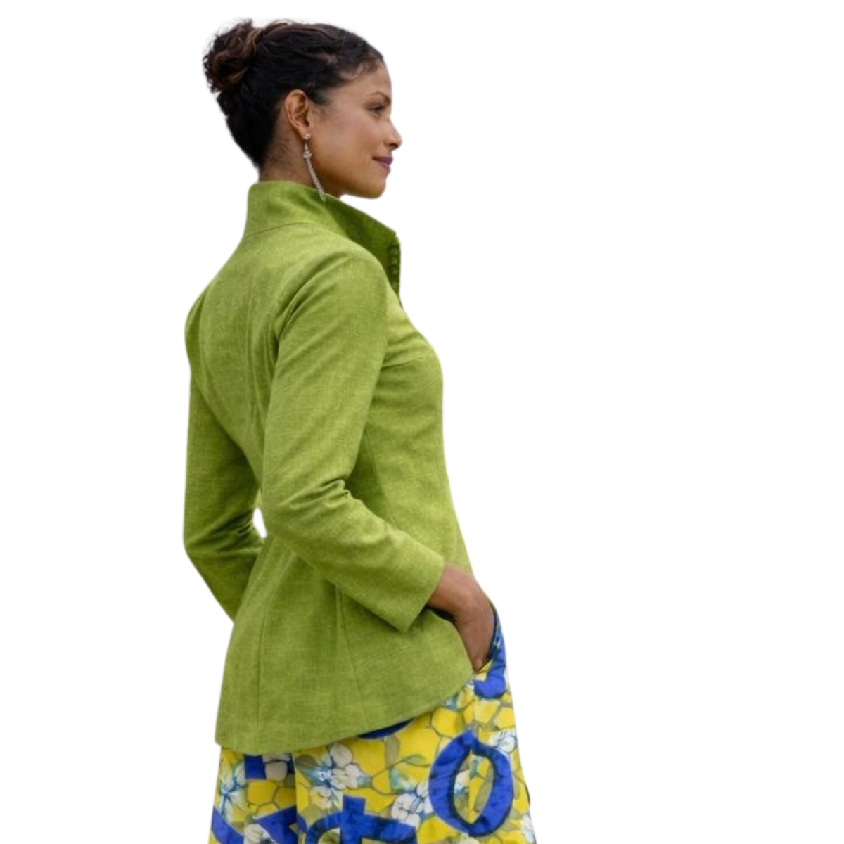 Zaria 100% Linen Relaxed-Fit Resort Blouse