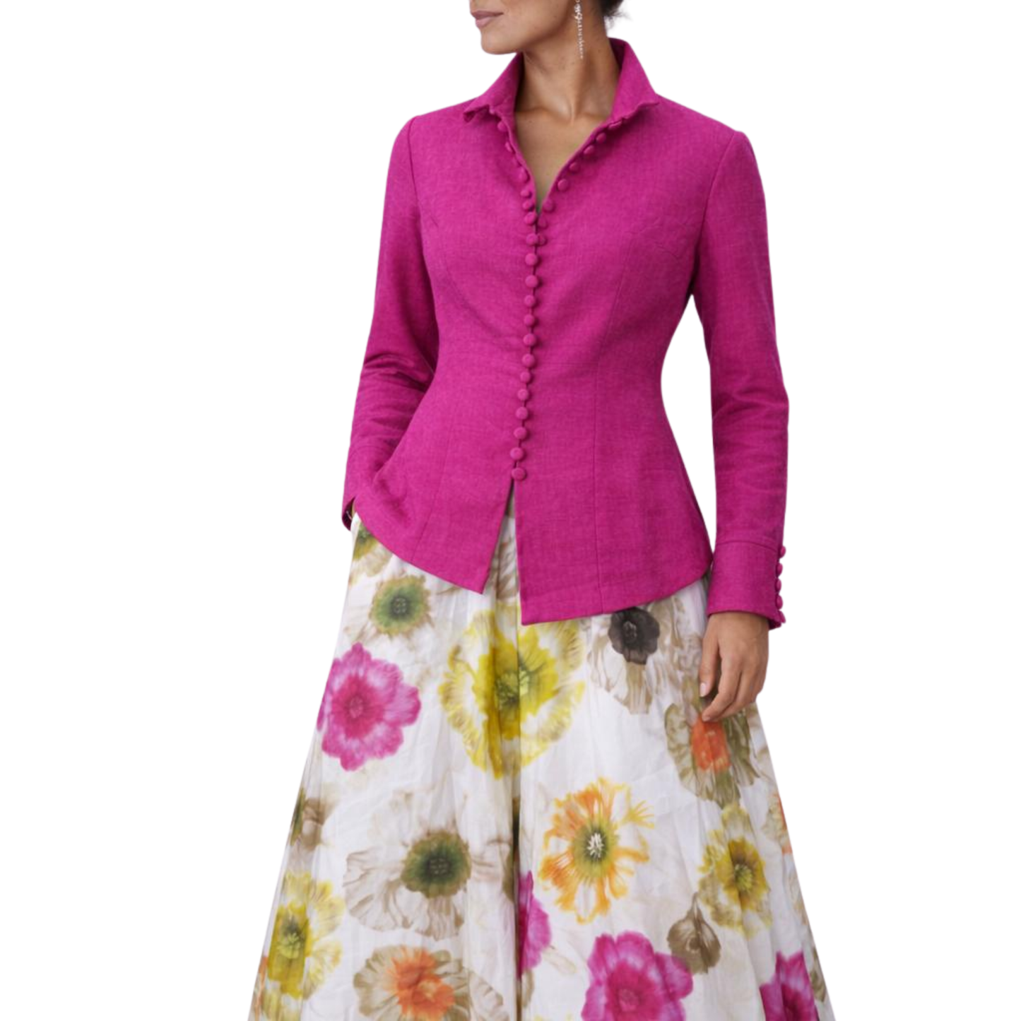 Zaria 100% Linen Relaxed-Fit Resort Blouse